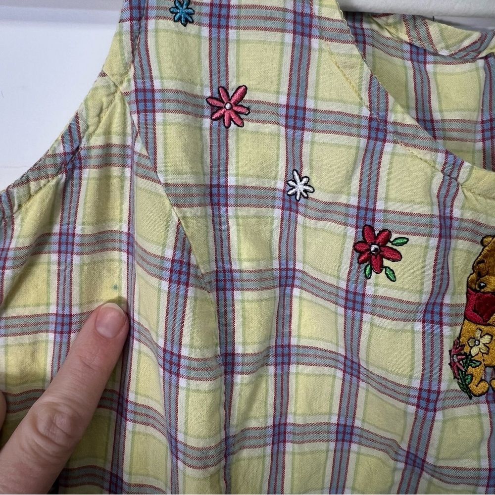 Y2k Vintage The Disney Store Winne The Pooh sleeveless Dress  Large - Picture 15 of 15